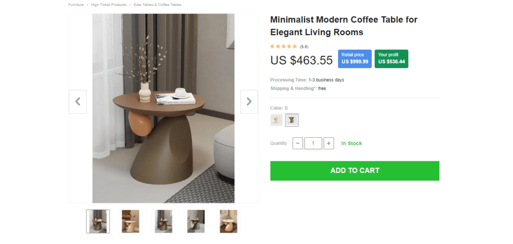 Sellvia High-Ticket Product Example 2